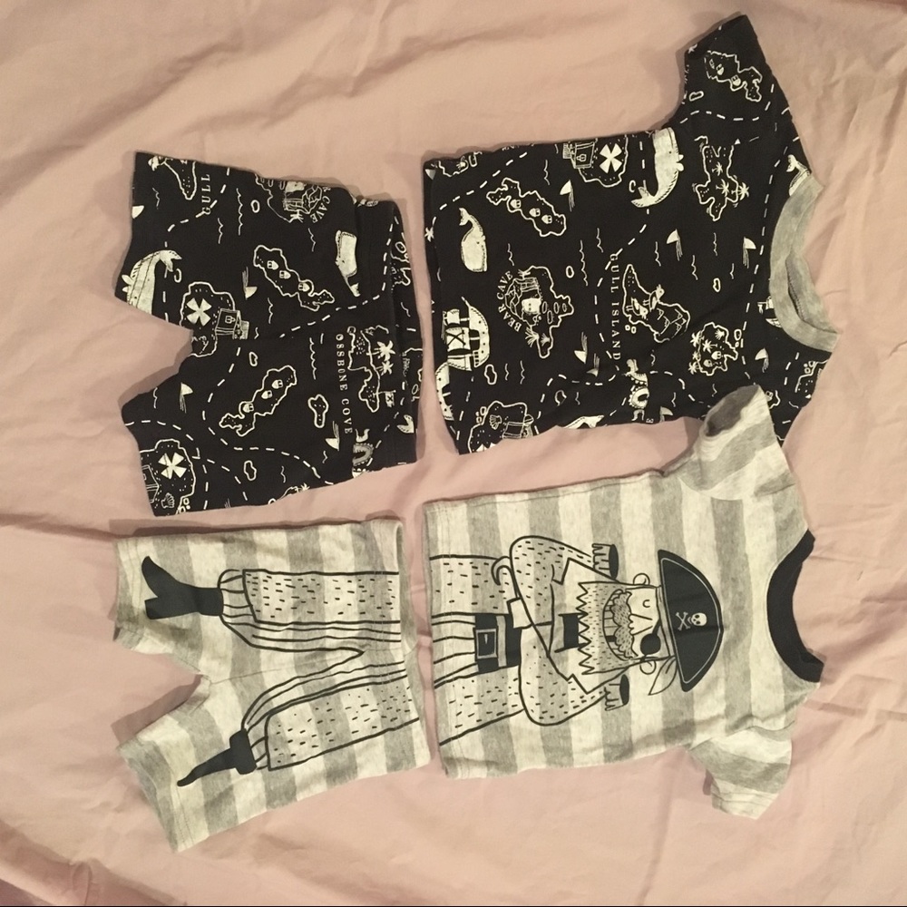 Pirate PJs short and shirts 2 pack!